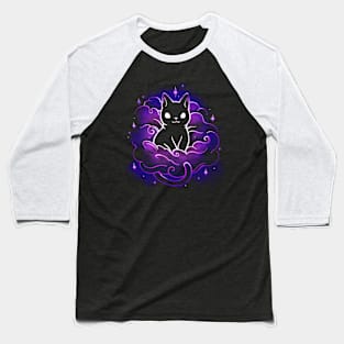 Nebula Cat Baseball T-Shirt